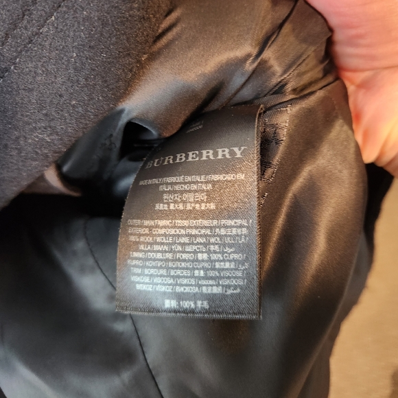 Burberry military style wool coat size 8 in EUC - Picture 14 of 16